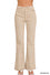 Frayed Cut Off Hem Straight Leg