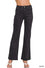 Frayed Cut Off Hem Straight Leg