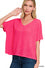 Short Sleeve Jacquard Sweater