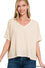 Short Sleeve Jacquard Sweater