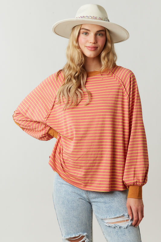 Elbow Patch Top