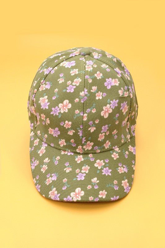 Floral Ball Cap